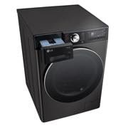 LG 13kg AI DD™ ezDispense™ Washing Machine, Platinum Black, F4Y913BCTA1